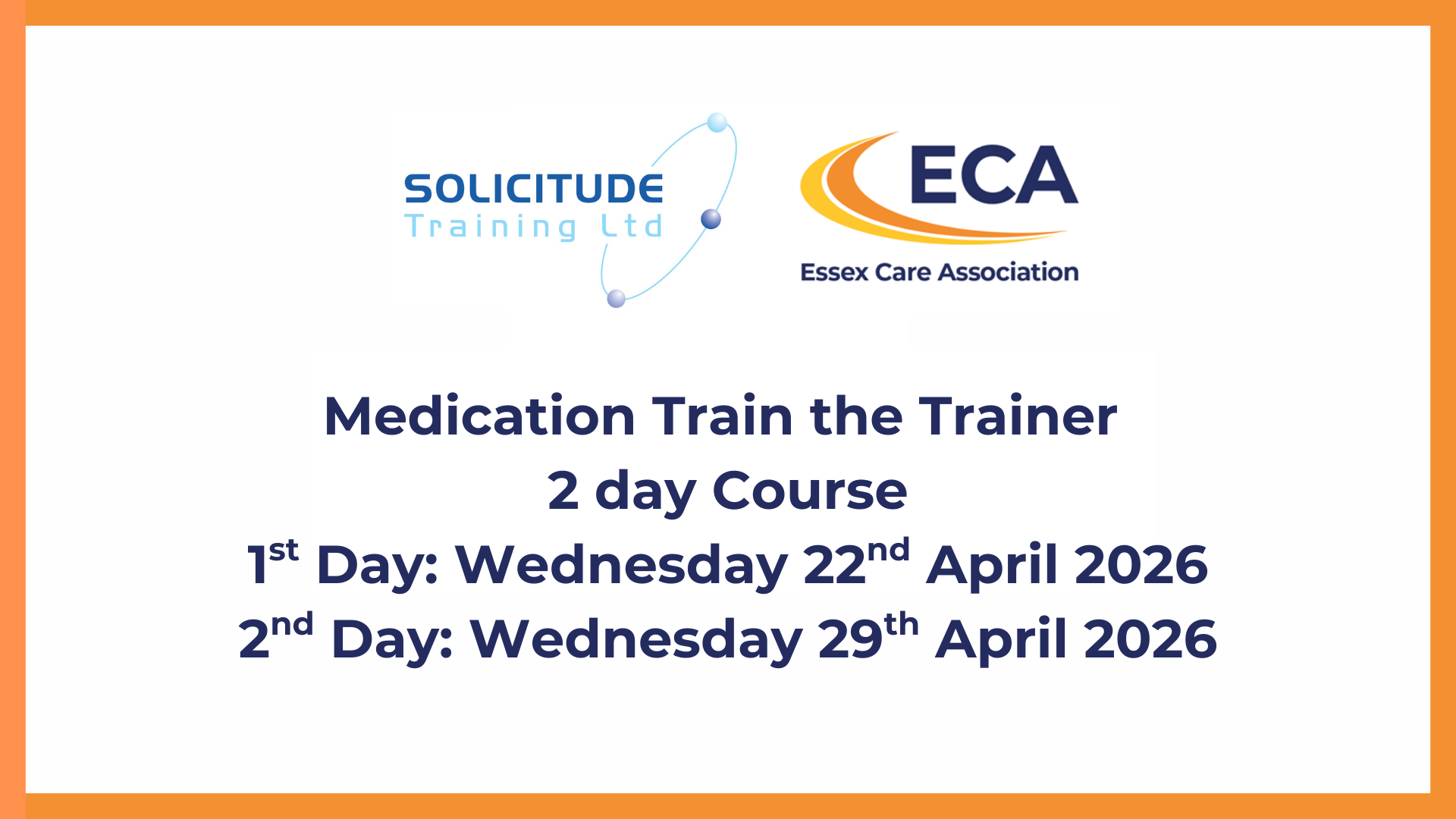 Medication Train the Trainer - 2 Day Course
