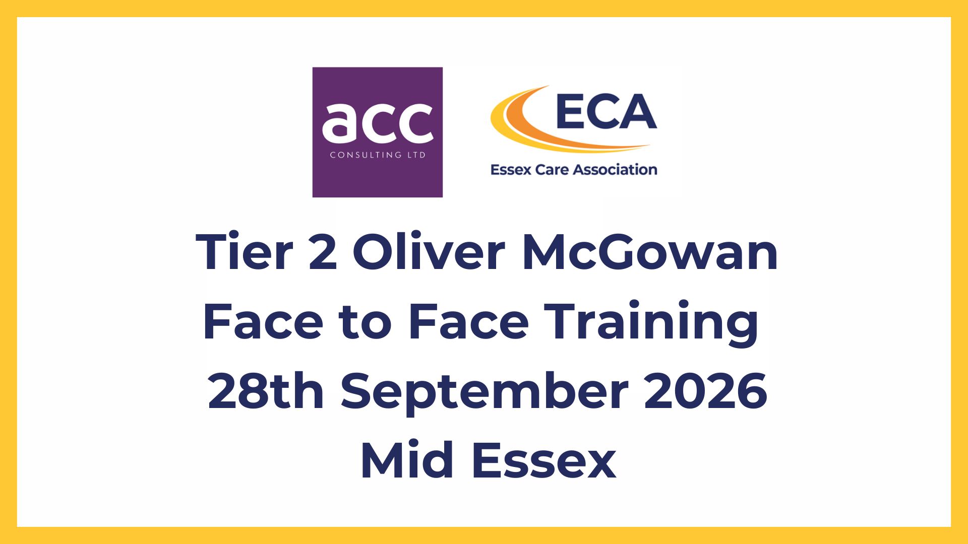 Tier 2 Oliver McGowan Training on Learning Disability & Autism -  Mid Essex
