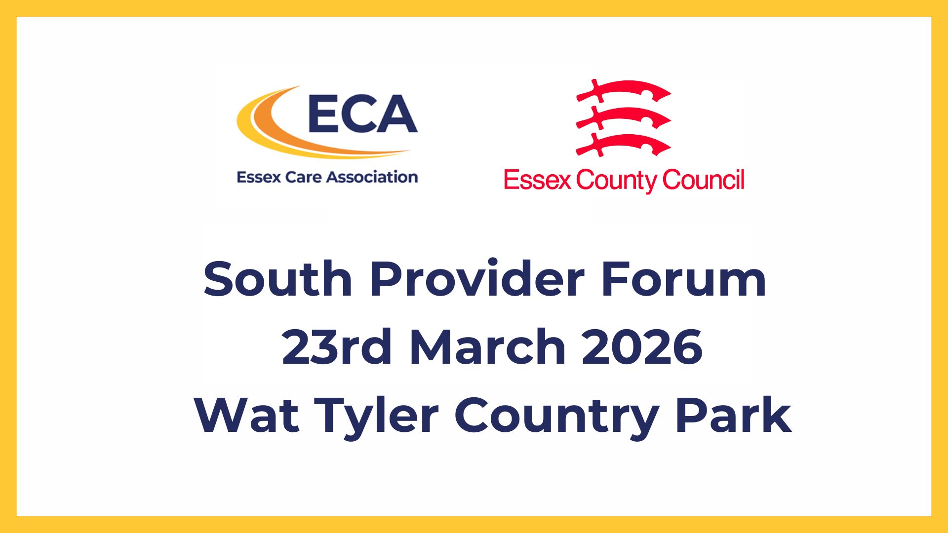 South Essex Provider Forum 