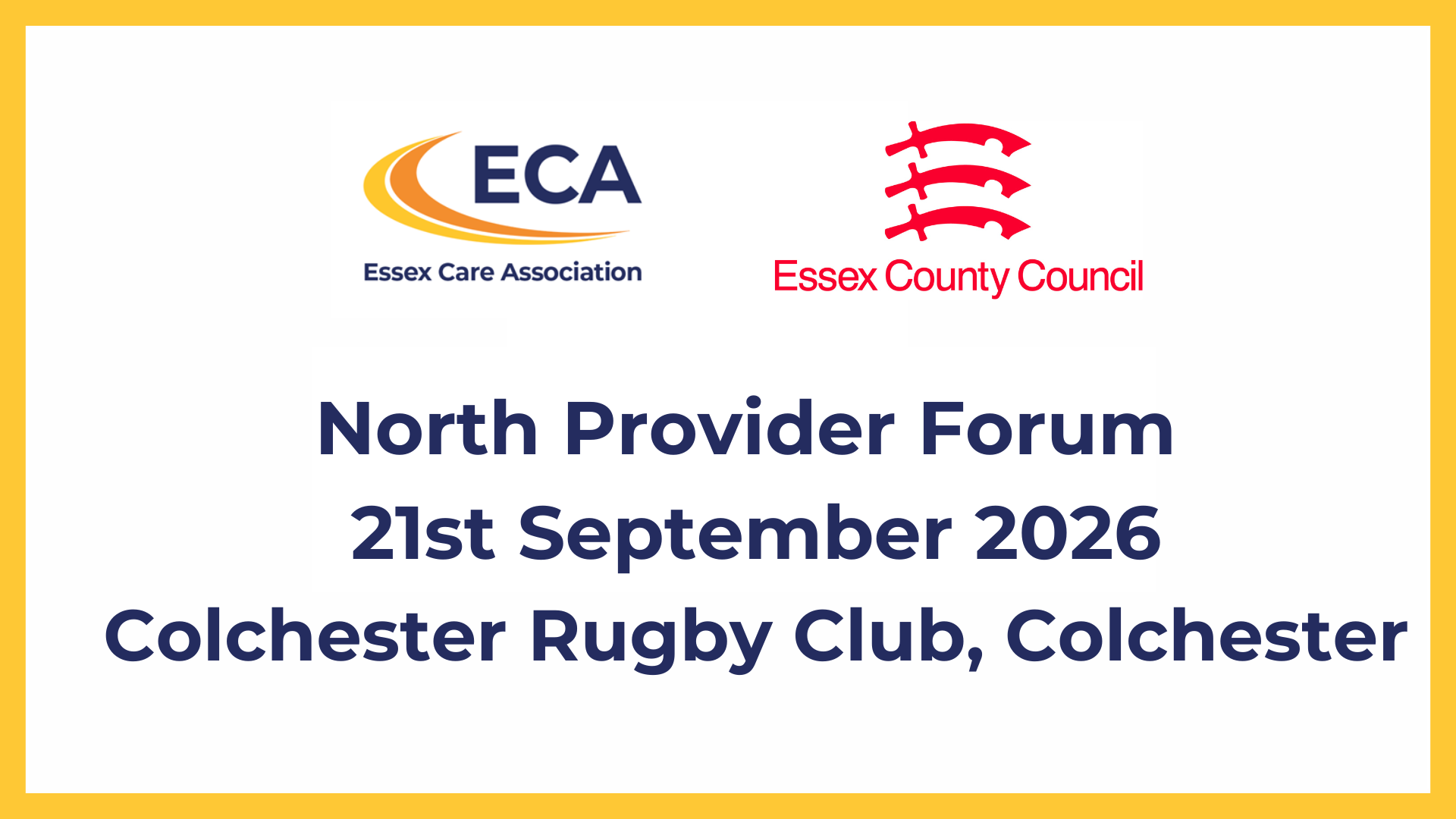 North Essex Provider Forum