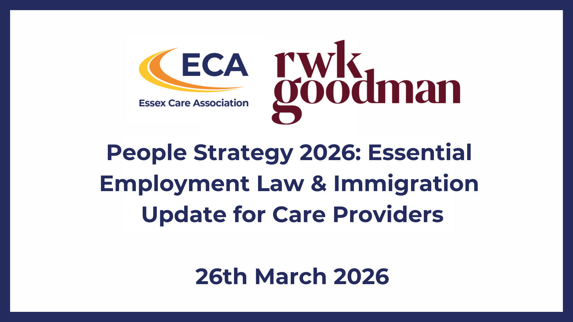 People Strategy 2026: Essential Employment Law & Immigration Update for Care Providers 