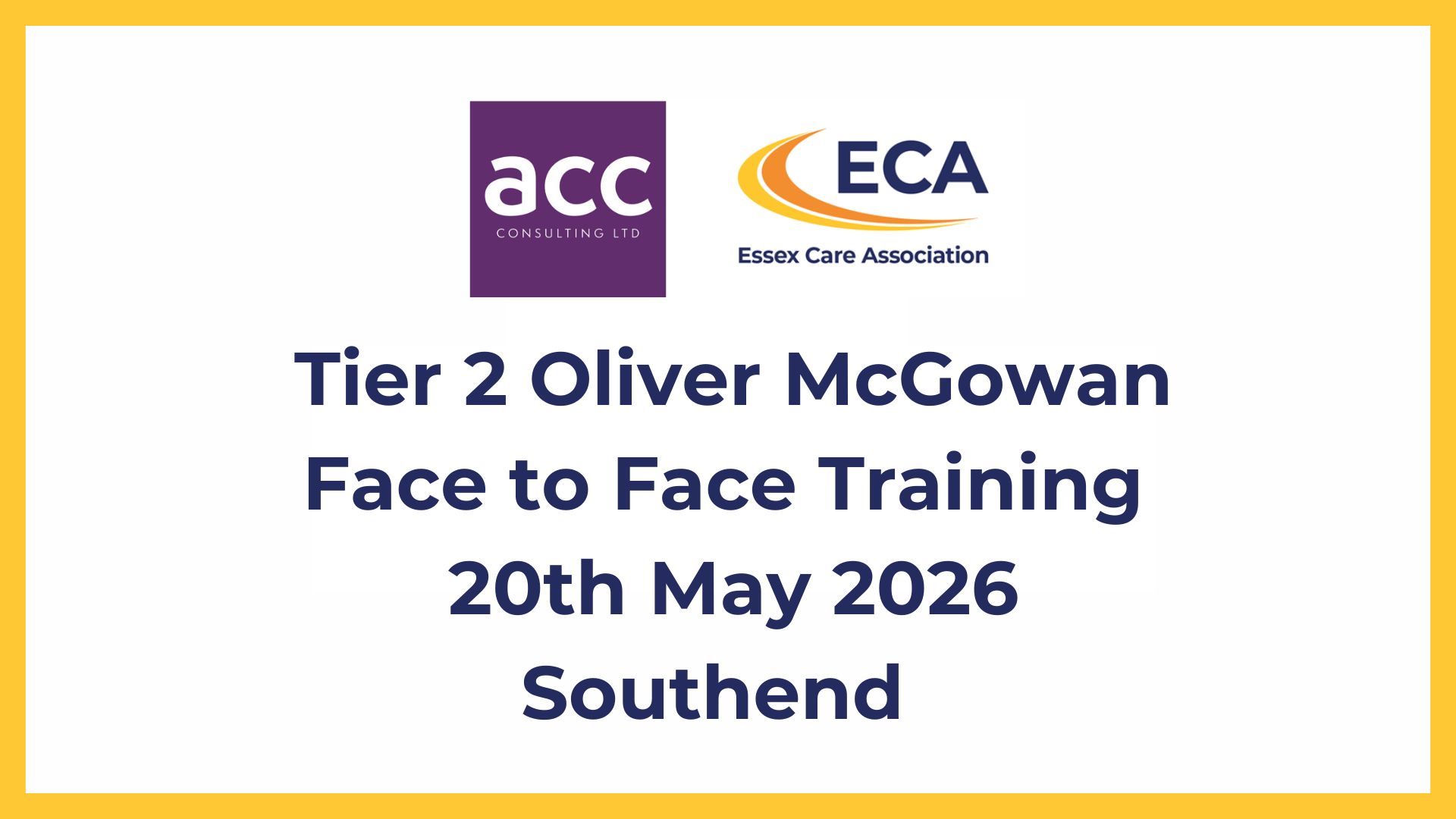 Tier 2 Oliver McGowan Training on Learning Disability & Autism -  Southend